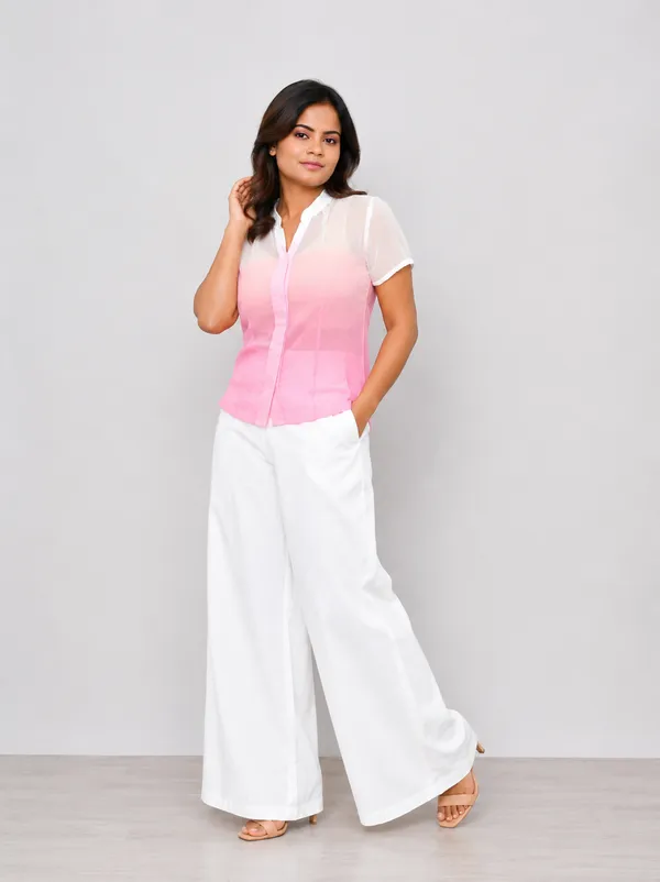 OMBRE_dyed_pink_delicate_geogette_all_over_mukaish_work_top