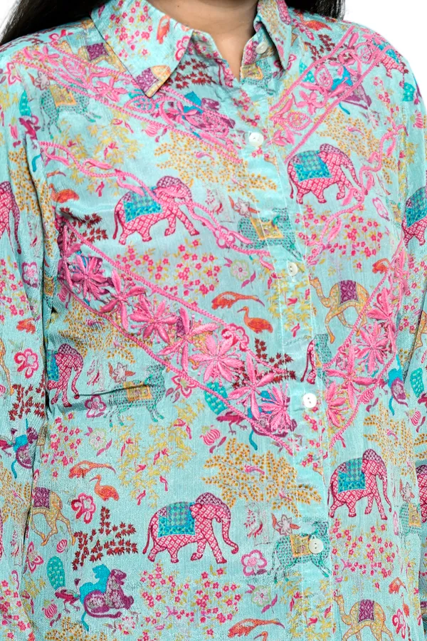 Upvan_printed_chikankari_embroidered_chinon_shirt