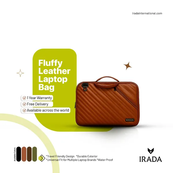 Tan_Synthetic_Leather_Laptop_Sleeve_For_Unisex