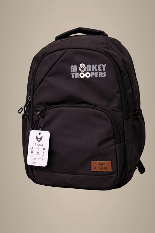 Black_Synthetic_Polyester_Backpack_For_Unisex