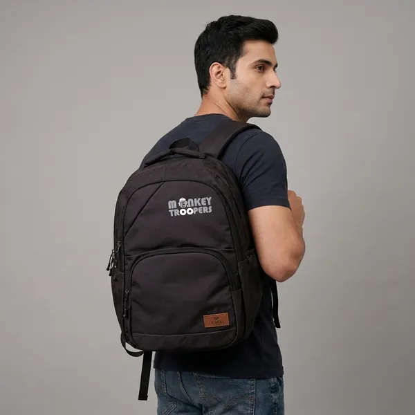 Black_Synthetic_Polyester_Backpack_For_Unisex