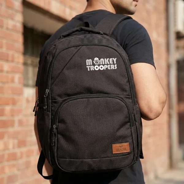 Black_Synthetic_Polyester_Backpack_For_Unisex