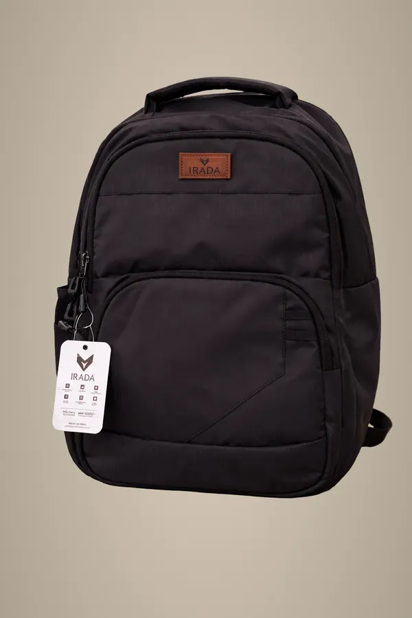 Black_Synthetic_Polyester_Backpack_For_Unisex