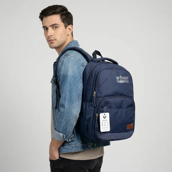 Navy_Blue_&_Grey_Synthetic_Polyester_Backpack_For_Unisex