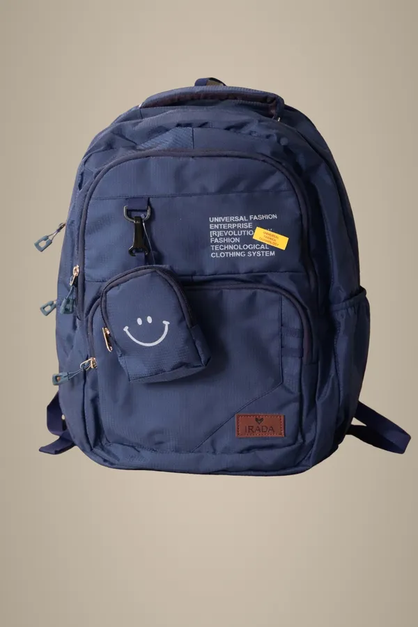 Navy_Blue_Synthetic_Polyester_Backpack_For_Unisex