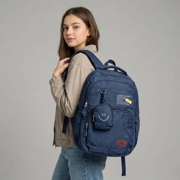 Navy_Blue_Synthetic_Polyester_Backpack_For_Unisex