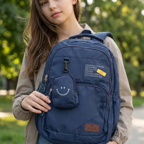 Navy_Blue_Synthetic_Polyester_Backpack_For_Unisex