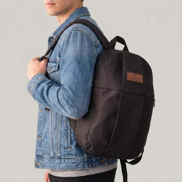 Black_Synthetic_Leather_Casual_Bag_For_Unisex