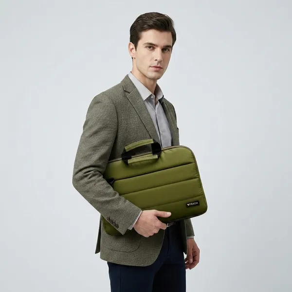 Olive_Green_Teflon_Laptop_Sleeve_For_Unisex