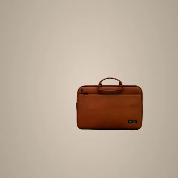 Tan_Synthetic_Leather_Laptop_Sleeve_For_Unisex