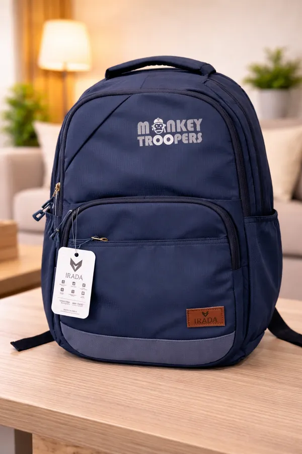 Navy_Blue_&_Grey_Synthetic_Polyester_Backpack_For_Unisex