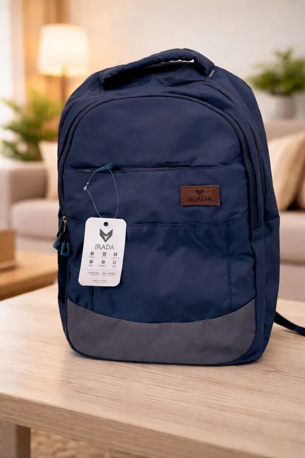 Navy_Blue_&_Grey_Synthetic_Polyester_Backpack_For_Unisex