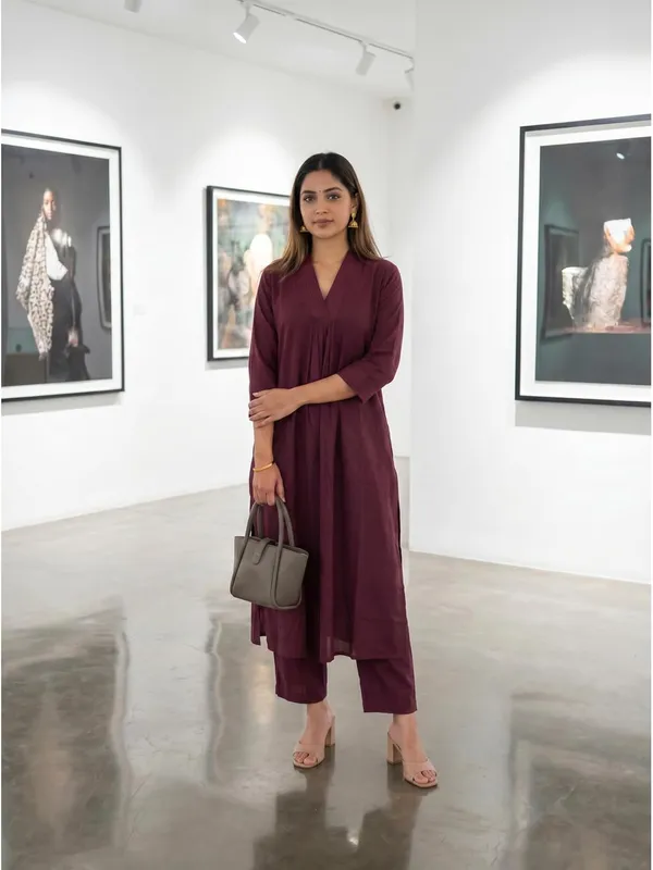 Women_S_Cotton_Kurti_And_Pant_Co_Ord_Set