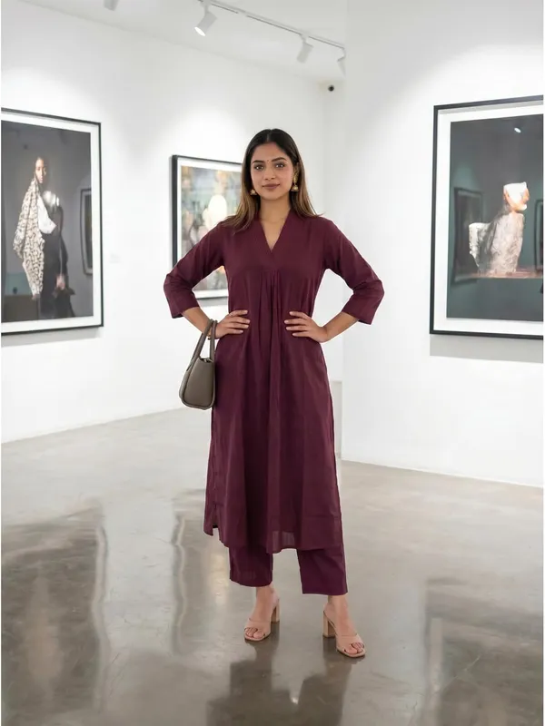 Women_S_Cotton_Kurti_And_Pant_Co_Ord_Set