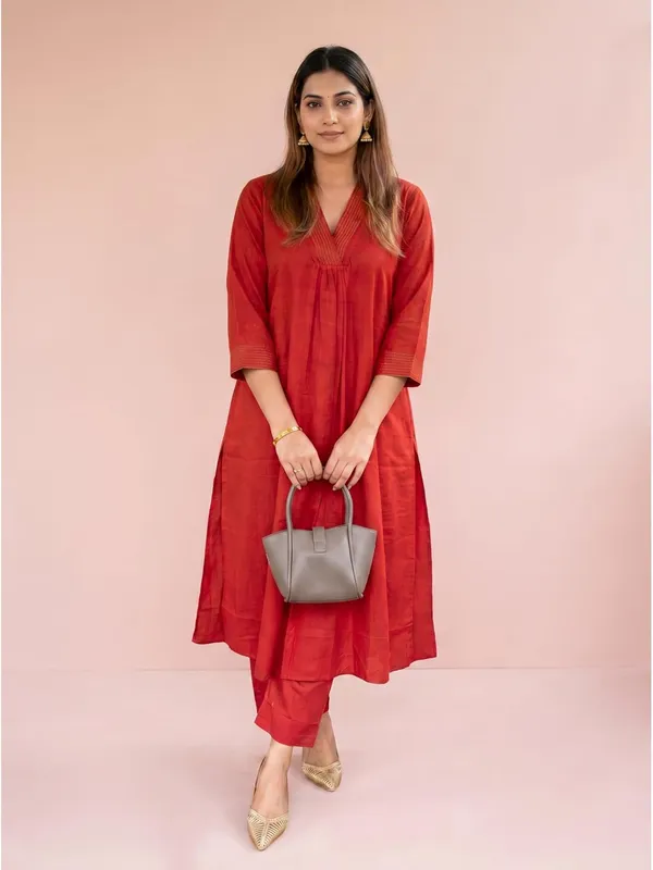 Women_S_Cotton_Kurti_And_Pant_Co_Ord_Set
