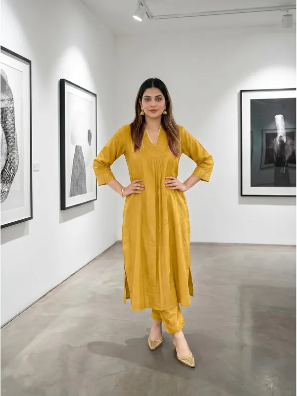 Women_S_Cotton_Kurti_And_Pant_Co_Ord_Set