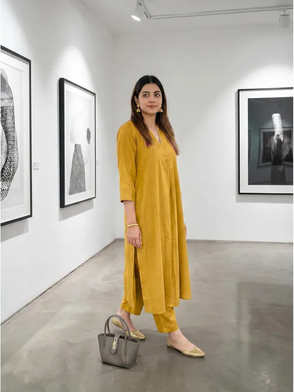 Women_S_Cotton_Kurti_And_Pant_Co_Ord_Set
