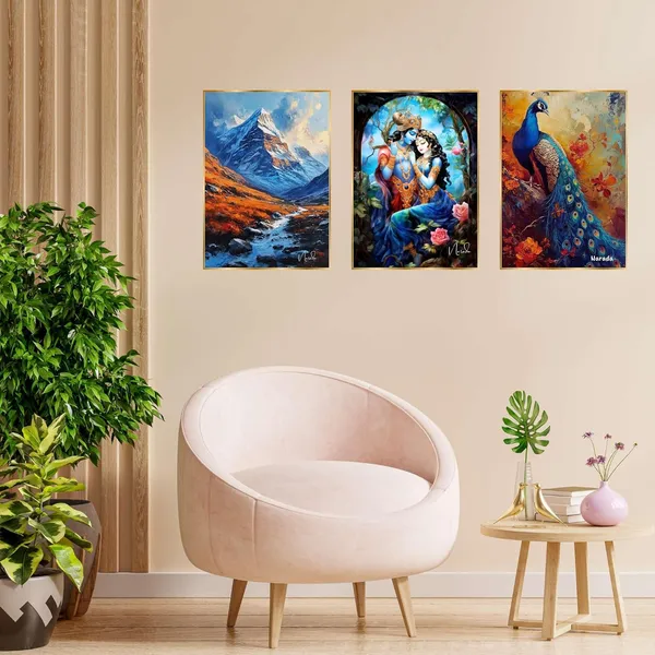 Fab_Craft_Studio_Set_Of_Three_Wall_Paintings_For_Wall_Dacoration_Golden_Framed_Wall_Paintings_For_Living_Room_Bedroom_Wall_Art_For_Home_Decoration_Office_Wall_Decor_24X18_Inch_Ch_Gd3_1