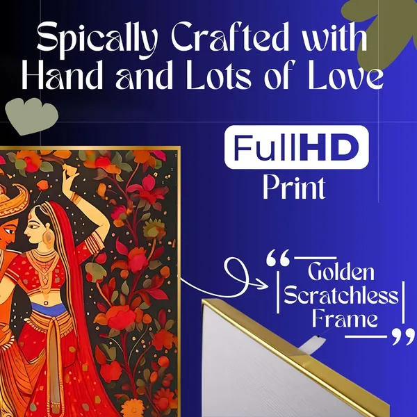 Fab_Craft_Studio_Set_Of_Four_Wall_Paintings_For_Wall_Dacoration_Golden_Framed_Wall_Paintings_For_Living_Room_Bedroom_Wall_Art_For_Home_Decoration_Office_Wall_Decor_13X10_Inch_Ch_Gd4_3