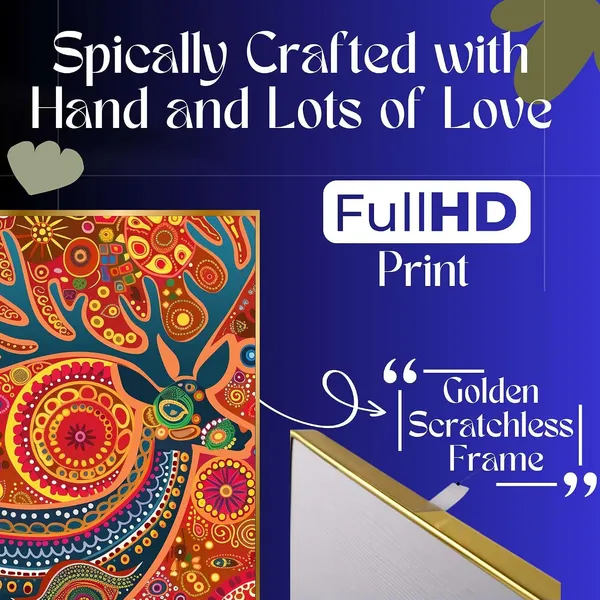 Fab_Craft_Studio_Set_Of_Two_Wall_Paintings_For_Wall_Dacoration_Golden_Framed_Wall_Paintings_For_Living_Room_Bedroom_Wall_Art_For_Home_Decoration_Office_Wall_Decor_14X11_Inch_Ch_Gd2_8