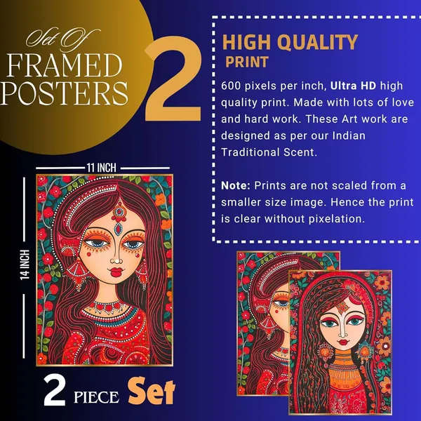 Fab_Craft_Studio_Set_Of_Two_Wall_Paintings_For_Wall_Dacoration_Golden_Framed_Wall_Paintings_For_Living_Room_Bedroom_Wall_Art_For_Home_Decoration_Office_Wall_Decor_14X11_Inch_Ch_Gd2_12