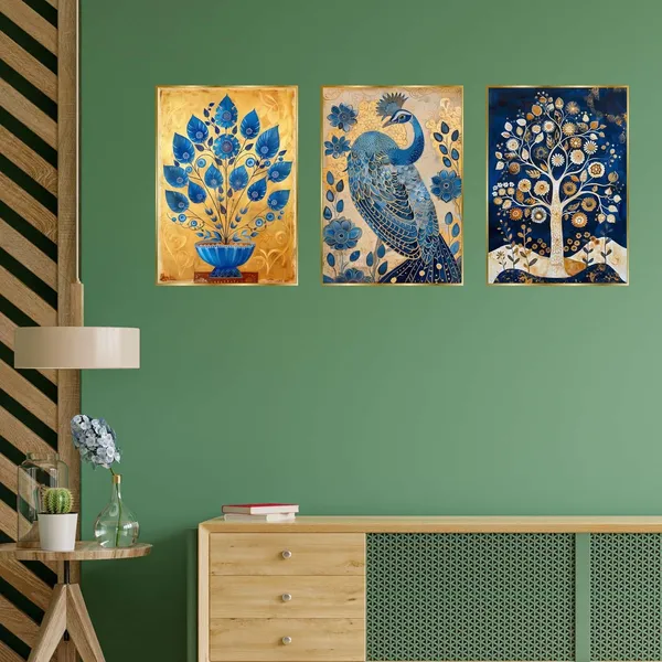 Fab_Craft_Studio_Set_Of_Three_Wall_Paintings_For_Wall_Dacoration_Golden_Framed_Wall_Paintings_For_Living_Room_Bedroom_Wall_Art_For_Home_Decoration_Office_Wall_Decor_24X18_Inch_Ch_Gd3_14