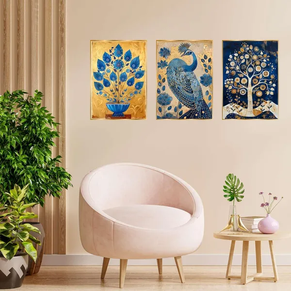 Fab_Craft_Studio_Set_Of_Three_Wall_Paintings_For_Wall_Dacoration_Golden_Framed_Wall_Paintings_For_Living_Room_Bedroom_Wall_Art_For_Home_Decoration_Office_Wall_Decor_24X18_Inch_Ch_Gd3_14
