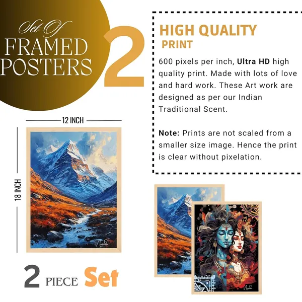 Fab_Craft_Studio_Set_Of_Two_Wall_Paintings_For_Wall_Dacoration_Golden_Framed_Wall_Paintings_For_Living_Room_Bedroom_Wall_Art_For_Home_Decoration_Office_Wall_Decor_14X11_Inch_Ch_Gd2_21