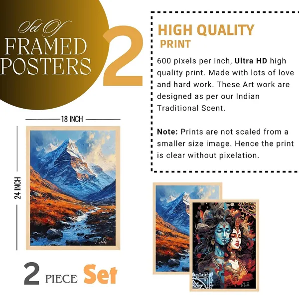 Fab_Craft_Studio_Set_Of_Two_Wall_Paintings_For_Wall_Dacoration_Golden_Framed_Wall_Paintings_For_Living_Room_Bedroom_Wall_Art_For_Home_Decoration_Office_Wall_Decor_14X11_Inch_Ch_Gd2_21