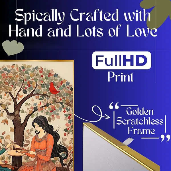 Fab_Craft_Studio_Set_Of_Four_Wall_Paintings_For_Wall_Dacoration_Golden_Framed_Wall_Paintings_For_Living_Room_Bedroom_Wall_Art_For_Home_Decoration_Office_Wall_Decor_13X10_Inch_Ch_Gd4_8