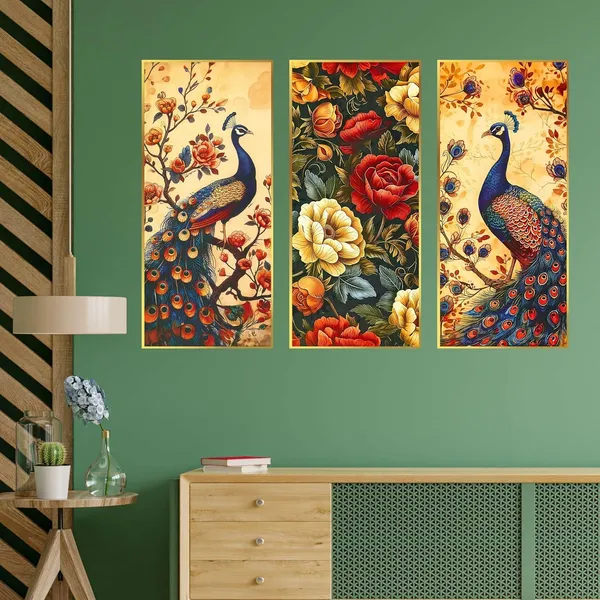 Fab_Craft_Studio_Set_Of_Three_Large_Wall_Paintings_For_Wall_Dacoration_Golden_Framed_Wall_Paintings_For_Living_Room_Bedroom_Wall_Art_For_Home_Decoration_Office_Wall_Decor_14X11_Inch_Ch_Lgd3_5