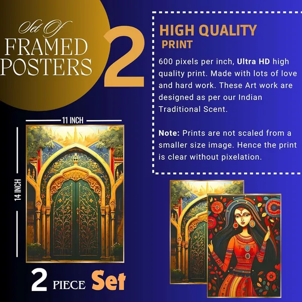 Fab_Craft_Studio_Set_Of_Two_Wall_Paintings_For_Wall_Dacoration_Golden_Framed_Wall_Paintings_For_Living_Room_Bedroom_Wall_Art_For_Home_Decoration_Office_Wall_Decor_14X11_Inch_Ch_Gd2_16