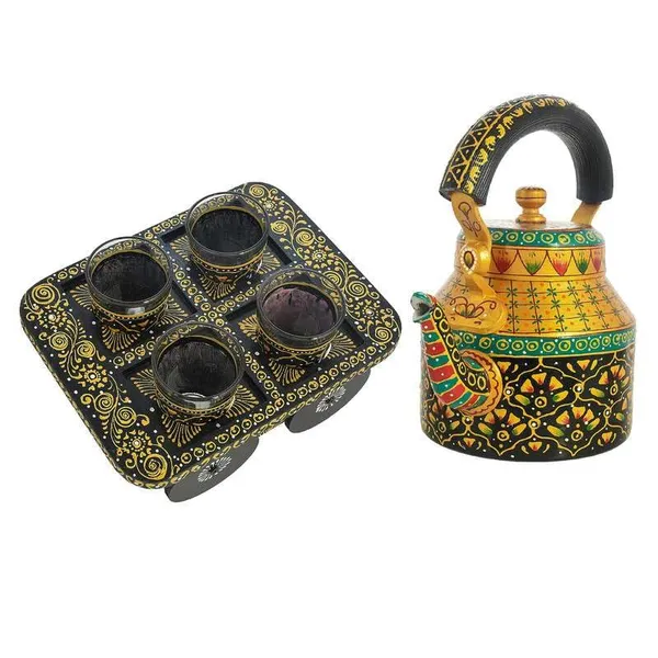 Aluminum_Tea_Kettle_With_Glasses_And_Wooden_Tray