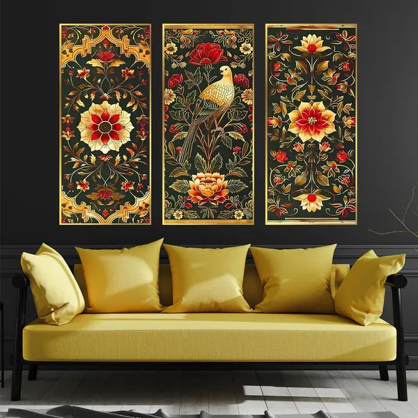 Fab_Craft_Studio_Set_Of_Three_Large_Wall_Paintings_For_Wall_Dacoration_Golden_Framed_Wall_Paintings_For_Living_Room_Bedroom_Wall_Art_For_Home_Decoration_Office_Wall_Decor_14X11_Inch_Ch_Lgd3_6