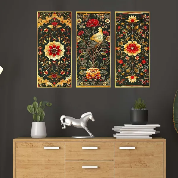 Fab_Craft_Studio_Set_Of_Three_Large_Wall_Paintings_For_Wall_Dacoration_Golden_Framed_Wall_Paintings_For_Living_Room_Bedroom_Wall_Art_For_Home_Decoration_Office_Wall_Decor_14X11_Inch_Ch_Lgd3_6