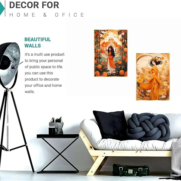 Fab_Craft_Studio_Set_Of_Two_Wall_Paintings_For_Wall_Dacoration_Golden_Framed_Wall_Paintings_For_Living_Room_Bedroom_Wall_Art_For_Home_Decoration_Office_Wall_Decor_14X11_Inch_Ch_Gd2_20