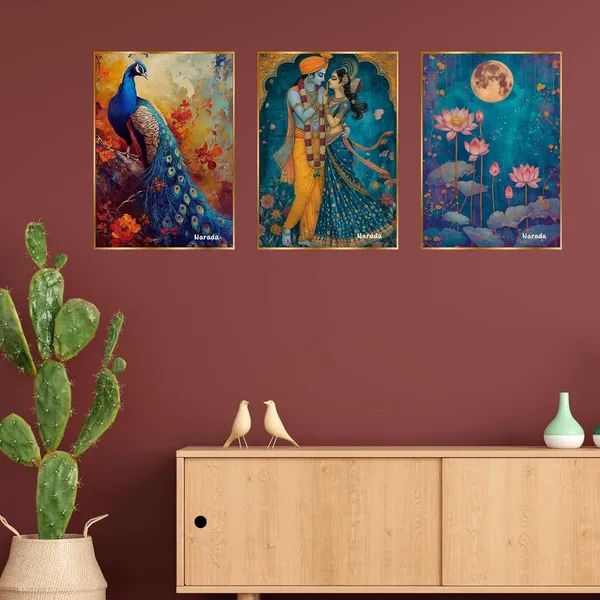 Fab_Craft_Studio_Set_Of_Three_Wall_Paintings_For_Wall_Dacoration_Golden_Framed_Wall_Paintings_For_Living_Room_Bedroom_Wall_Art_For_Home_Decoration_Office_Wall_Decor_24X18_Inch_Ch_Gd3_12
