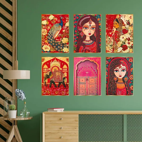 Fab_Craft_Studio_Set_Of_Six_Wall_Paintings_For_Wall_Dacoration_Golden_Framed_Wall_Paintings_For_Living_Room_Bedroom_Wall_Art_For_Home_Decoration_Office_Wall_Decor_17X13_Inch_Ch_Gd6_5