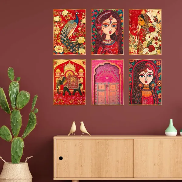 Fab_Craft_Studio_Set_Of_Six_Wall_Paintings_For_Wall_Dacoration_Golden_Framed_Wall_Paintings_For_Living_Room_Bedroom_Wall_Art_For_Home_Decoration_Office_Wall_Decor_17X13_Inch_Ch_Gd6_5