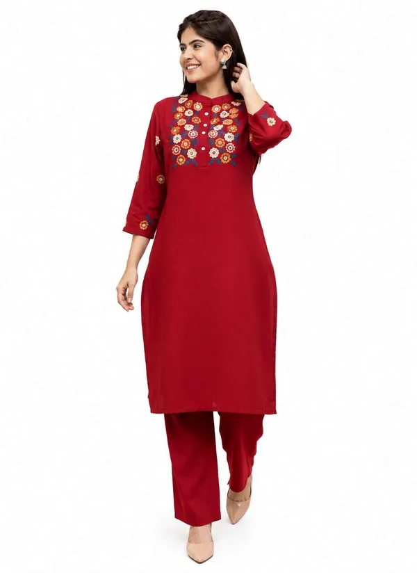 Women_S_Cotton_Embroidered_Kurti_With_Pant