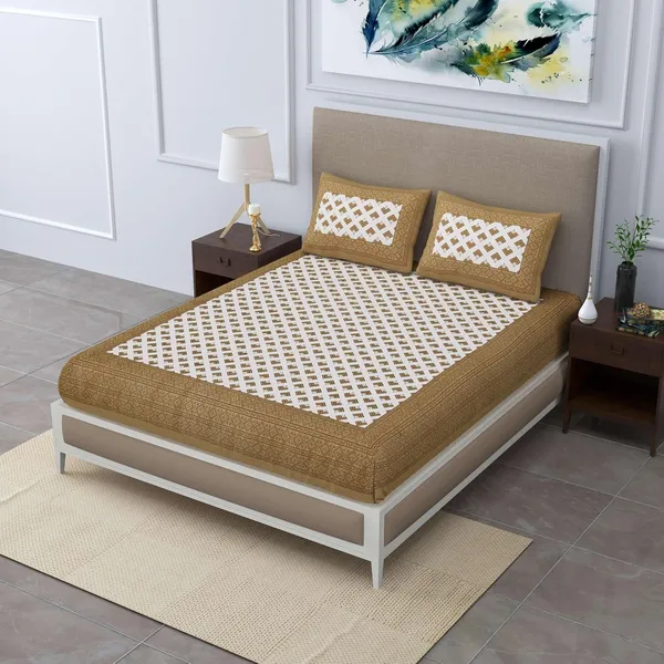 Cotton_Printed_Bedsheet_Set_With_Pillow_Covers