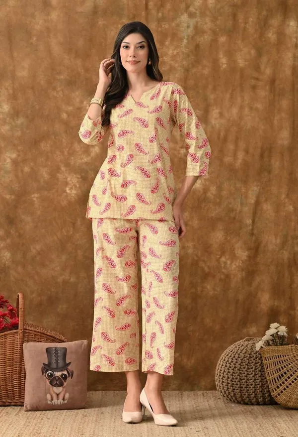Women_S_Cotton_V_Neck_Nightsuit_Set