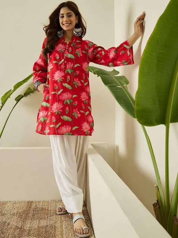 Women_S_Cotton_Kurti_With_Farshi_Salwar