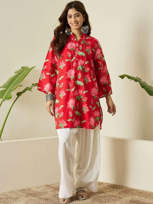 Women_S_Cotton_Kurti_With_Farshi_Salwar
