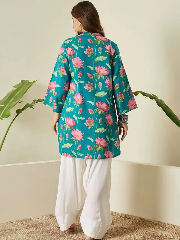 Women_S_Cotton_Kurti_With_Farshi_Salwar