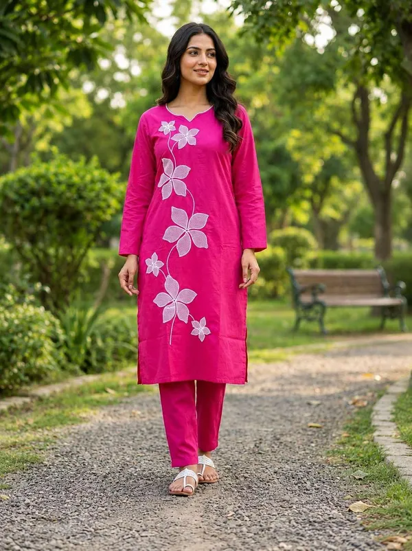 Women_S_Cotton_Kurti_With_Pant