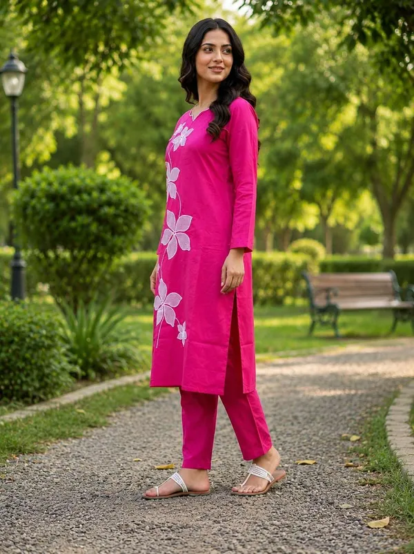 Women_S_Cotton_Kurti_With_Pant