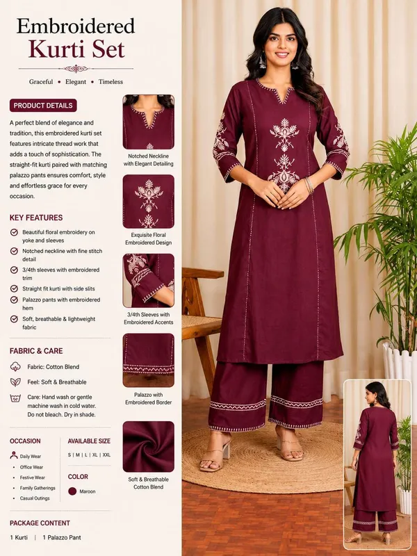 Women_S_Cotton_Embroidered_Kurti_With_Pant_Set