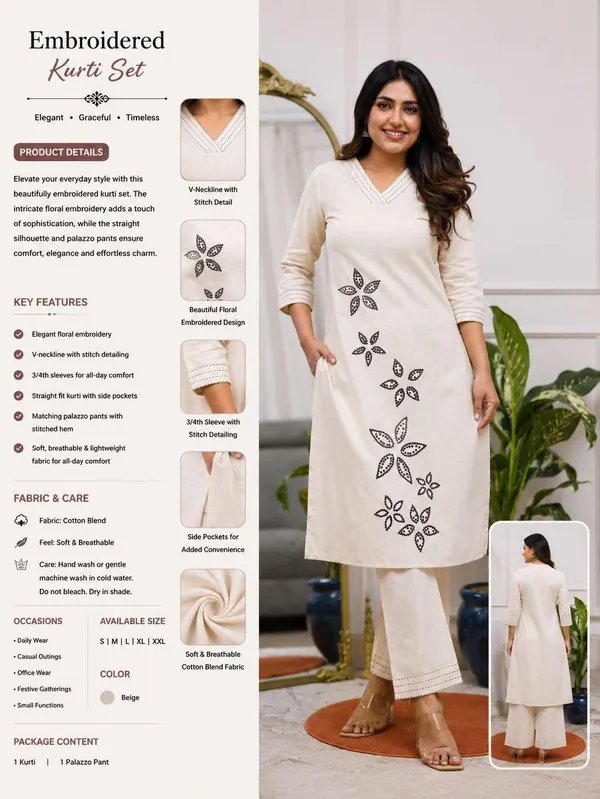 Women_S_Cotton_Kurti_With_Pant_Set