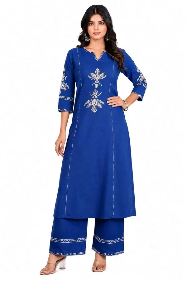 Women_S_Cotton_Embroidered_Kurti_With_Pant
